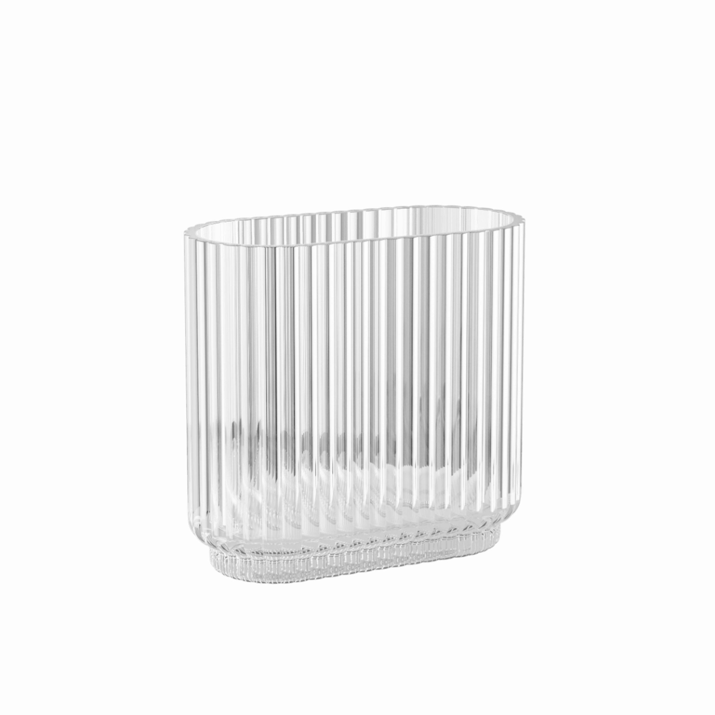 Bernadotte - Oval Glass Vase mini ornamental plant  