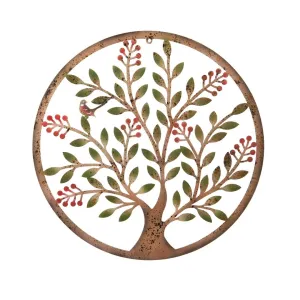 Berry Tree Wall Plaque dried flowers  