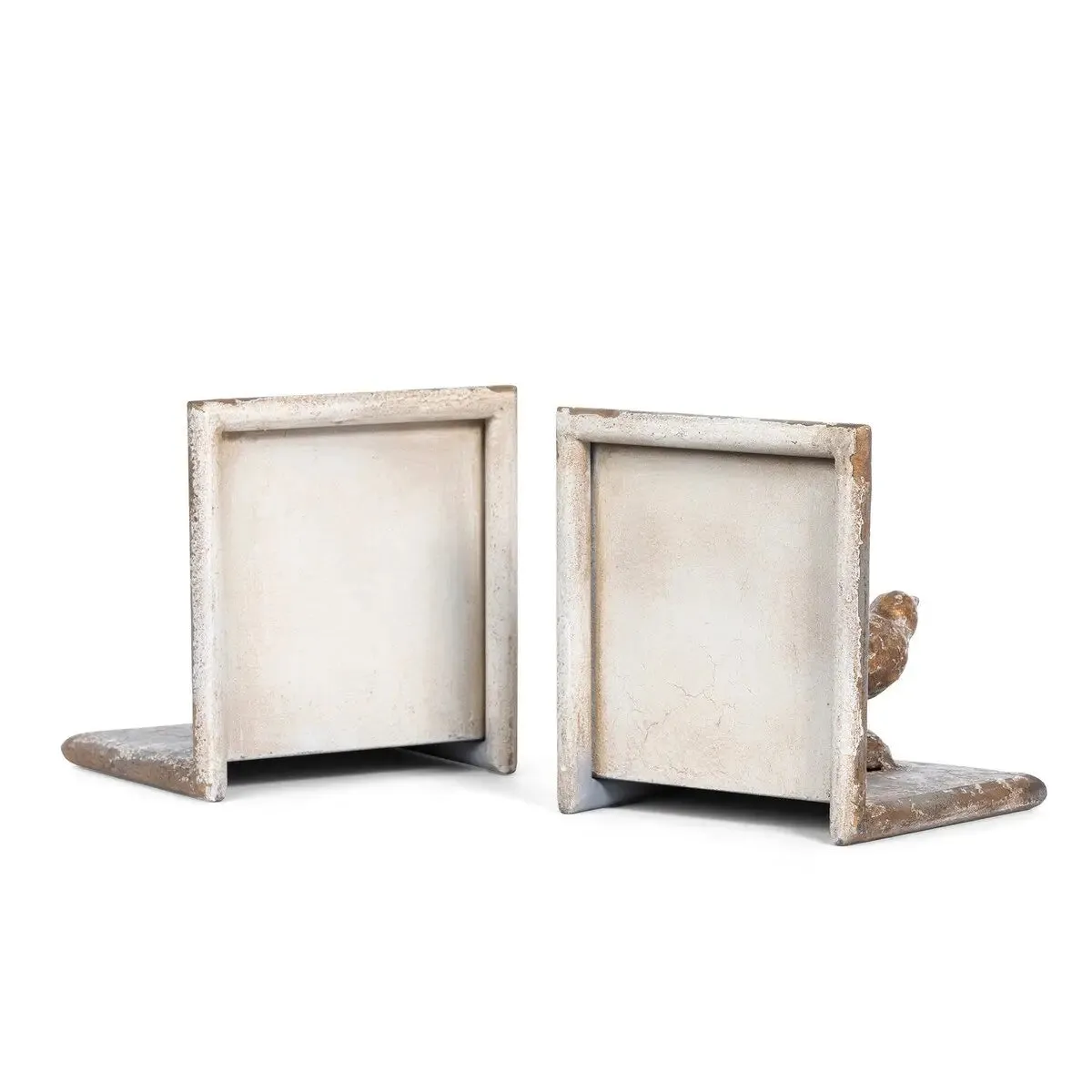 Bird Duet Iron Bookends