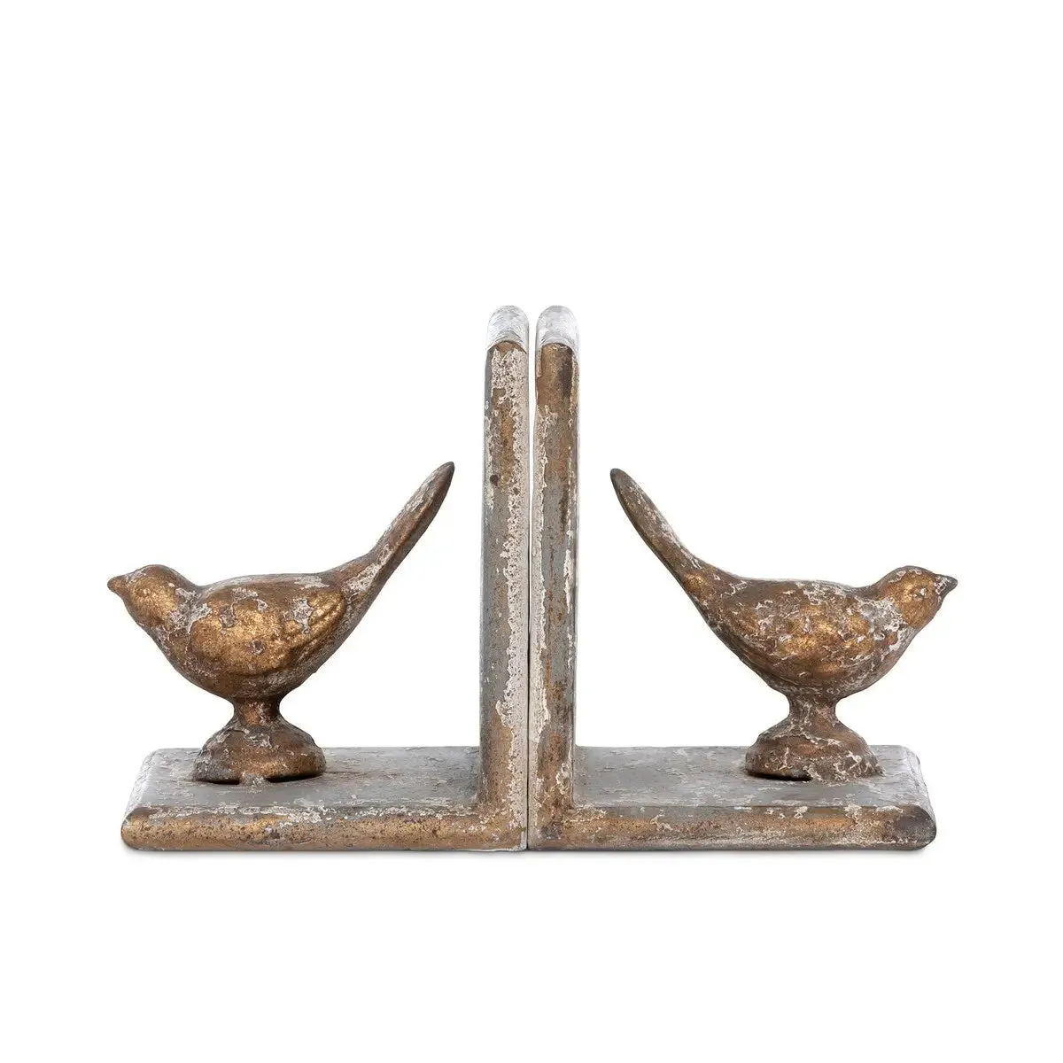 Bird Duet Iron Bookends