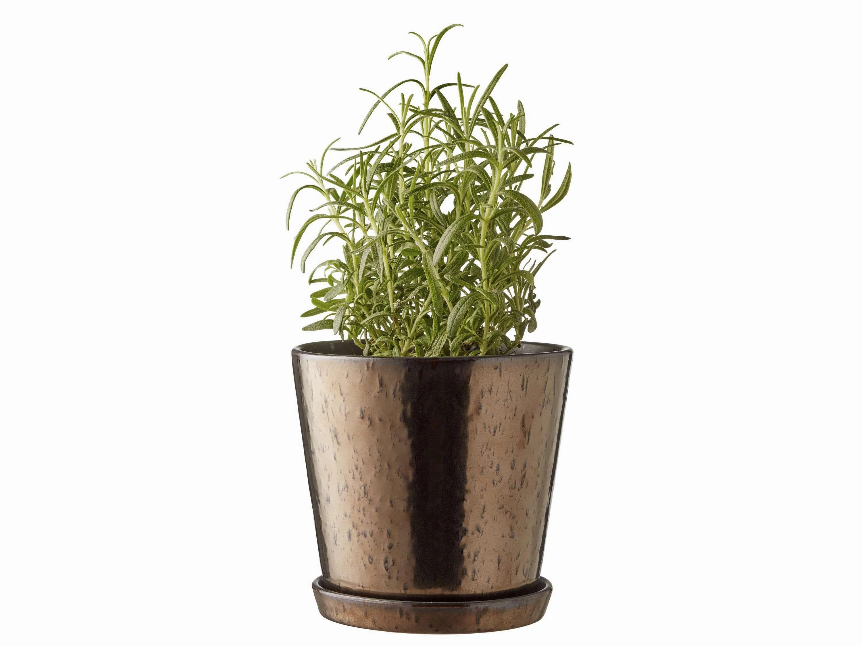 Bitz Planter Black/Bronze, ?14 Cm