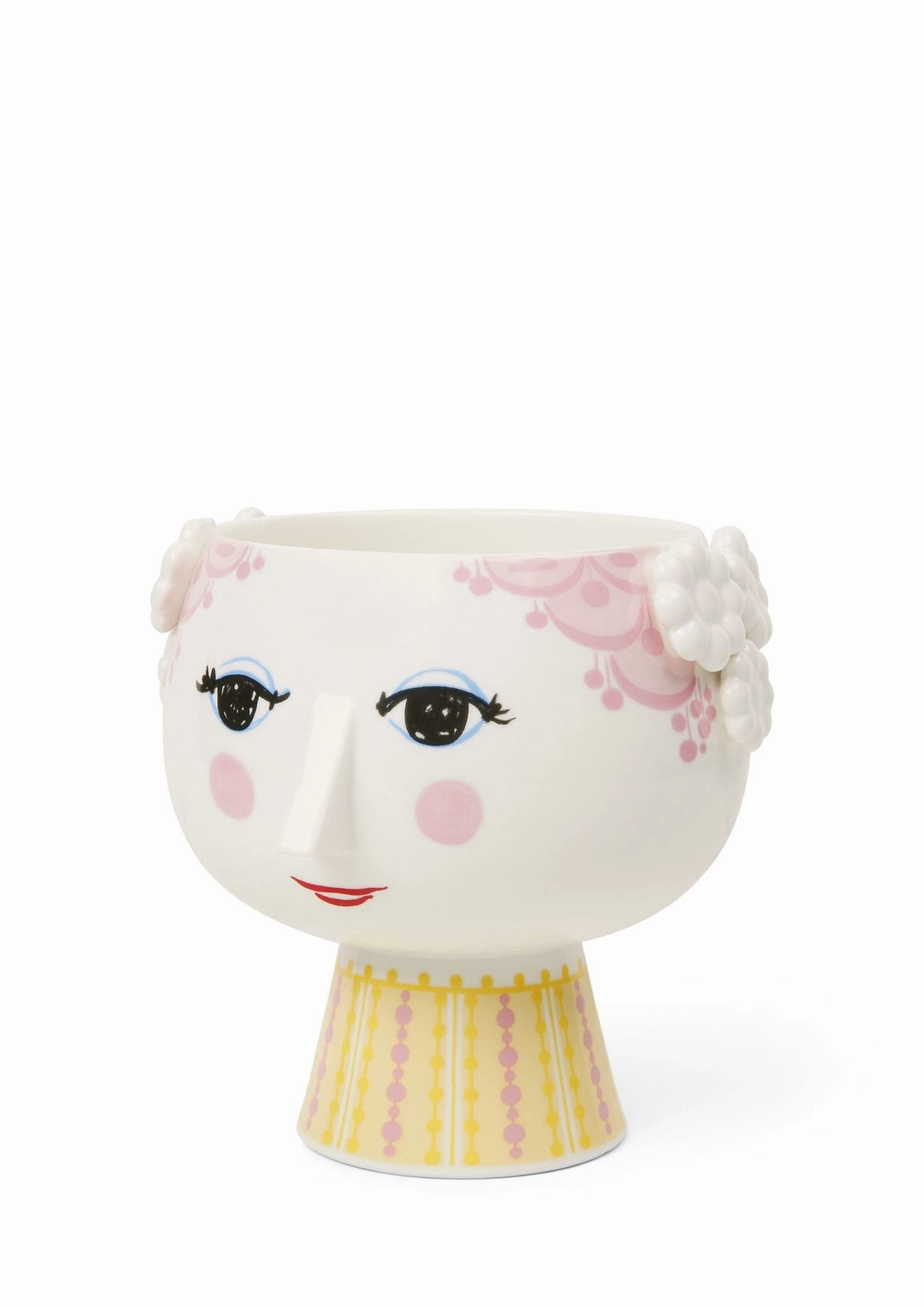 Bj?rn Wiinblad Eva Planter With Base ? 15,5 Cm, Pink
