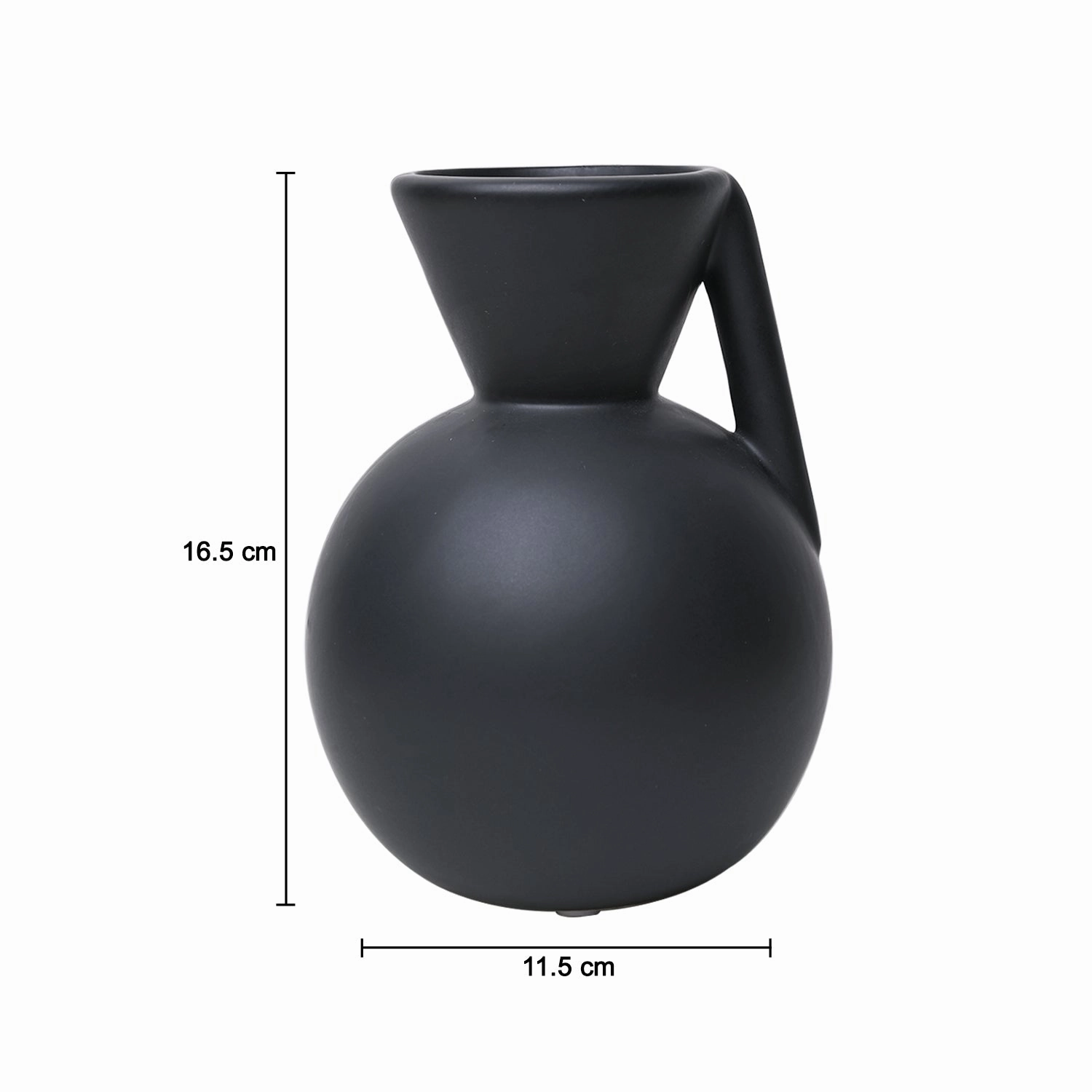 Black Decorative Vase