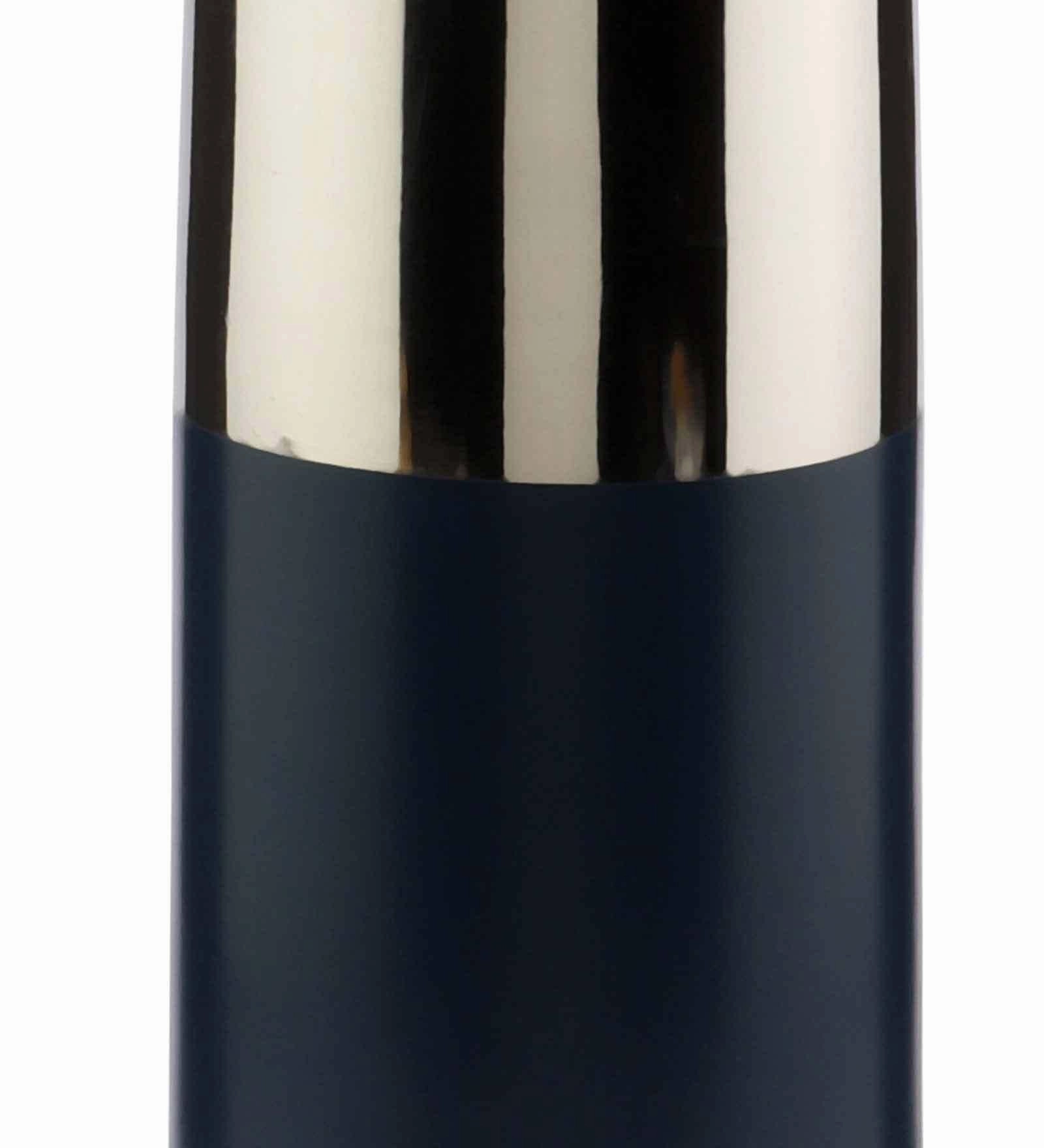 Blue And Silver Champagne Large Bottle Vase,