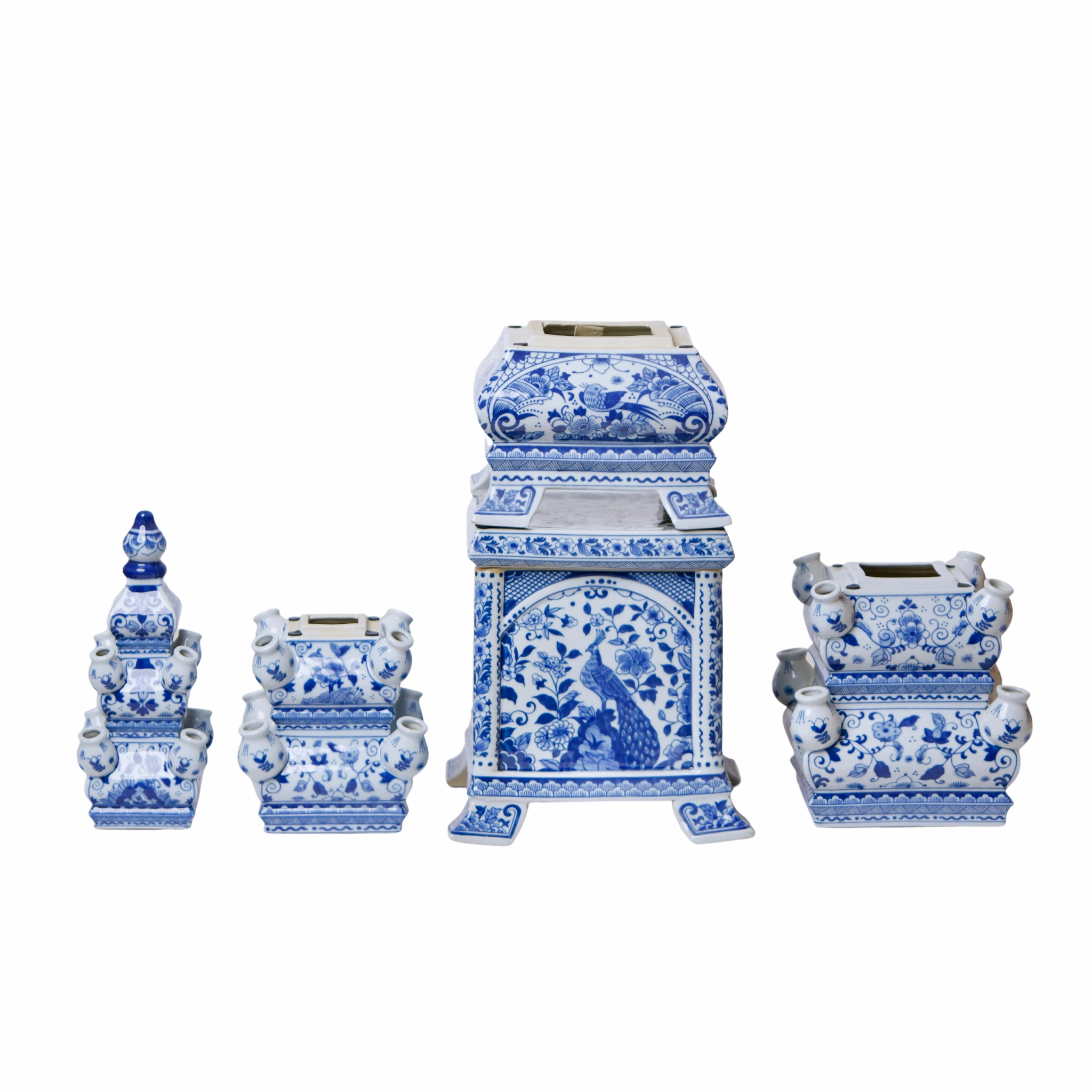 Blue and White Tall Porcelain Tulipiere