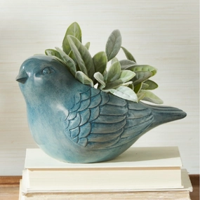 Blue Bird Planter outdoor greenery  