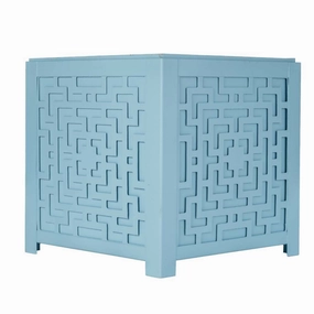 Blue Fretwork Planter plant seeds  