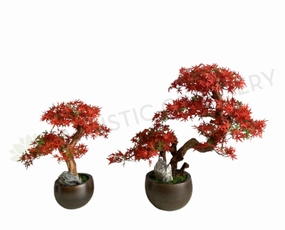BON002 Artificial Bonsai - Red Maple - High Quality 2 Sizes indoor plant stand  