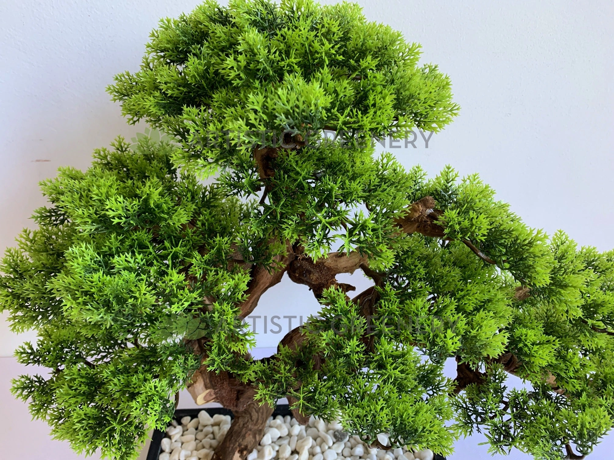 BON003 Artificial Bonsai 45cm - Green - High Quality