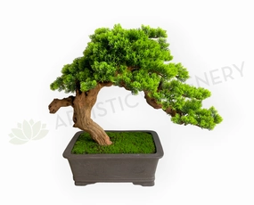 BON004 Artificial Bonsai 60cm - Green - High Quality xl flower pot  