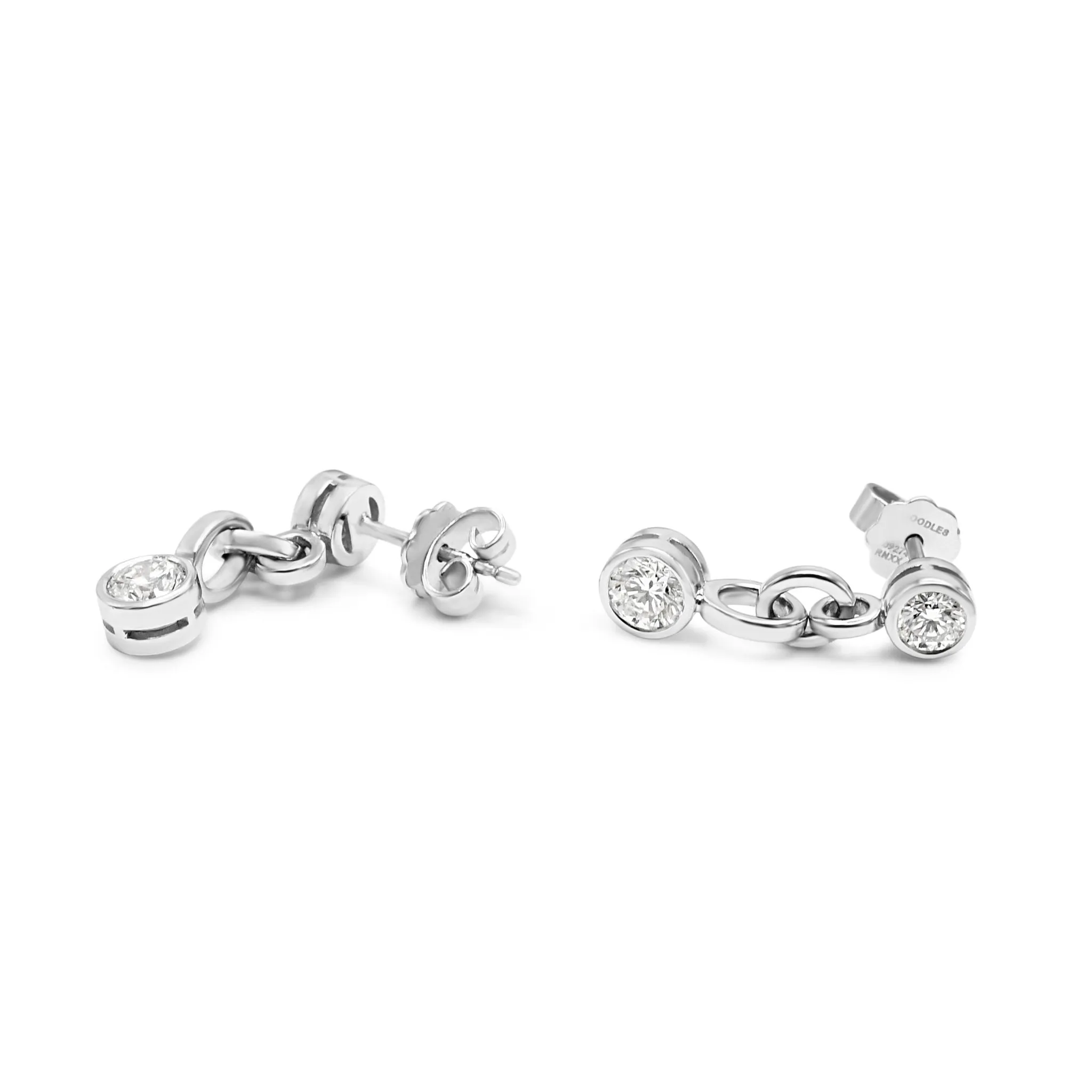 Boodles Diamond Drop Earrings - 18ct White Gold