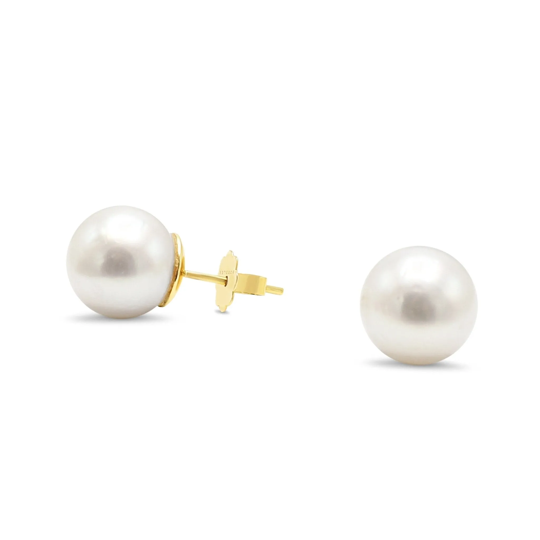 Boodles Pearl Earrings - 18ct Yellow Gold
