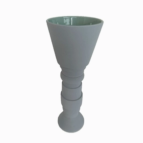 Bossanova - Vase 1 Light blue mini ornamental plant  