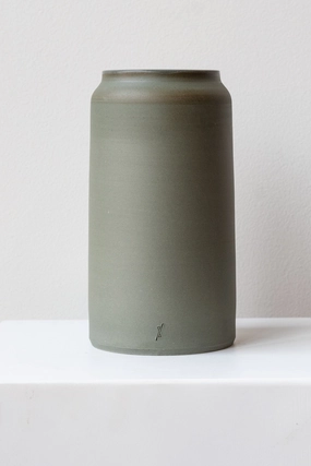 Bouquet Vase Forest Green Medium dried green plant  