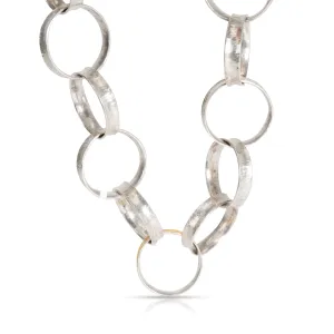BRAND NEW Gurhan Hourglass Necklace in Sterling Silver Retails for 7100