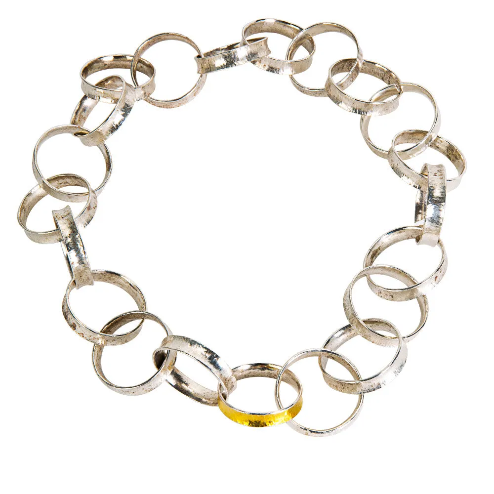 BRAND NEW Gurhan Hourglass Necklace in Sterling Silver Retails for 7100
