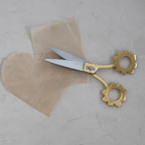 Brass Flower Handle Scissors dried flowers  