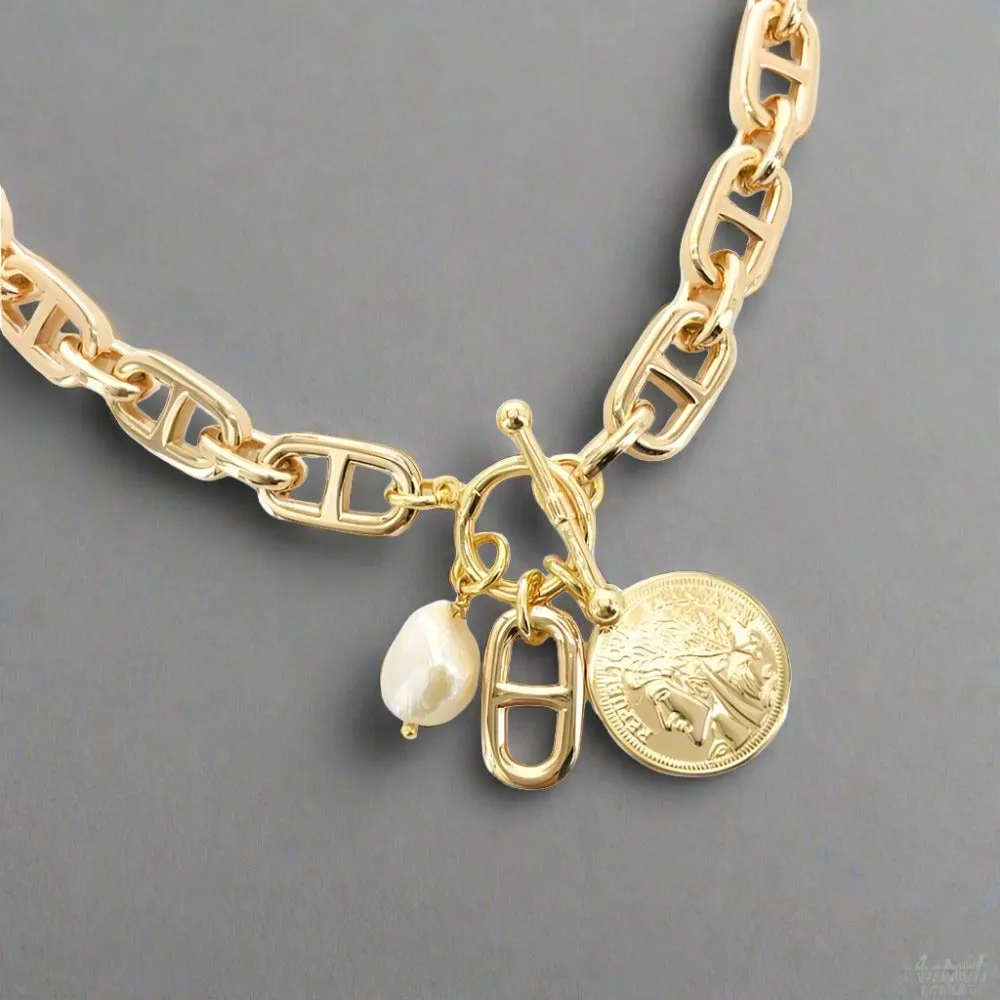 Brass YGP Mariner Chain with FWP