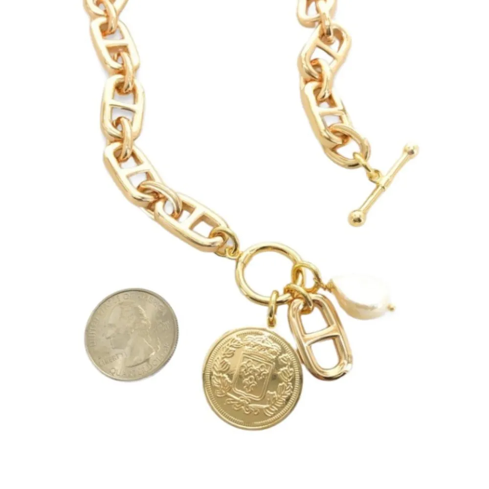 Brass YGP Mariner Chain with FWP