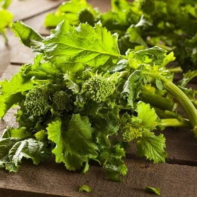 Broccoli Raab, Spring Rapini floating plant shelf  