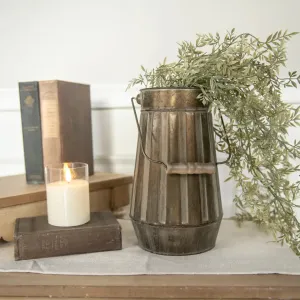 Bronze Vase With Handle dried flowers  