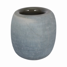 Cadmus - Small Blue Glass Vase mini ornamental plant  
