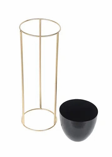 Capsule Shaped Planters With Stand (Set of 3)