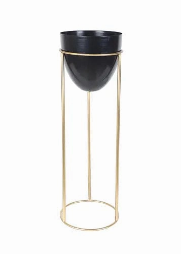 Capsule Shaped Planters With Stand (Set of 3)