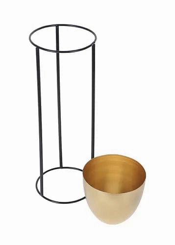 Capsule Shaped Planters With Stand (Set of 3)