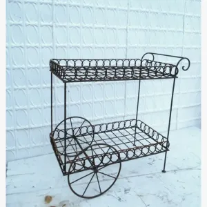 Cart with Loops decorative plants  