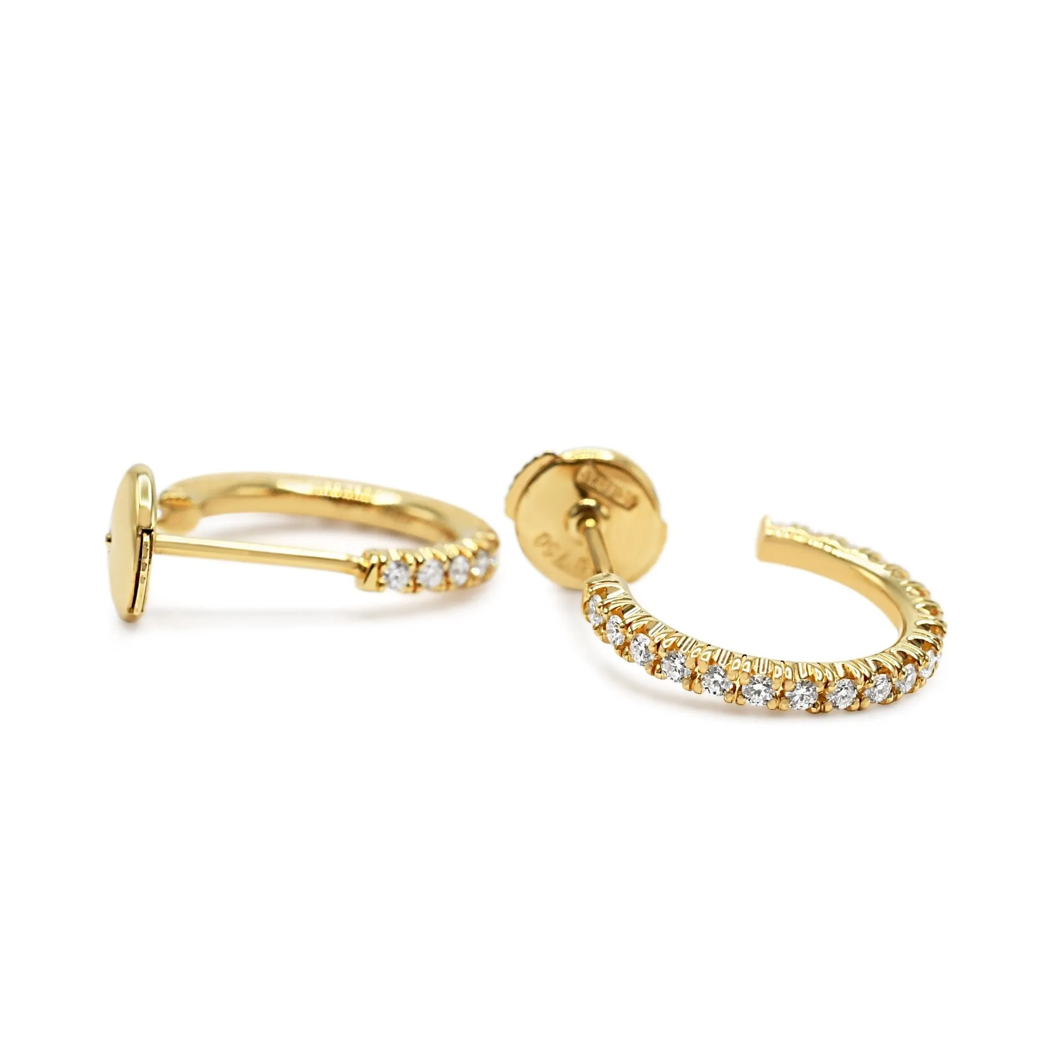 Cartier Etincelle de Cartier Diamond Hoop Earrings, Small Model