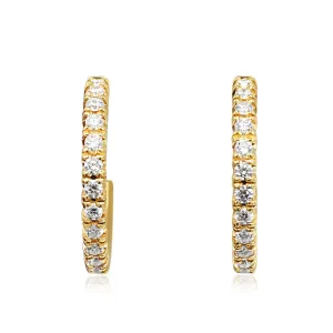 Cartier Etincelle de Cartier Diamond Hoop Earrings, Small Model