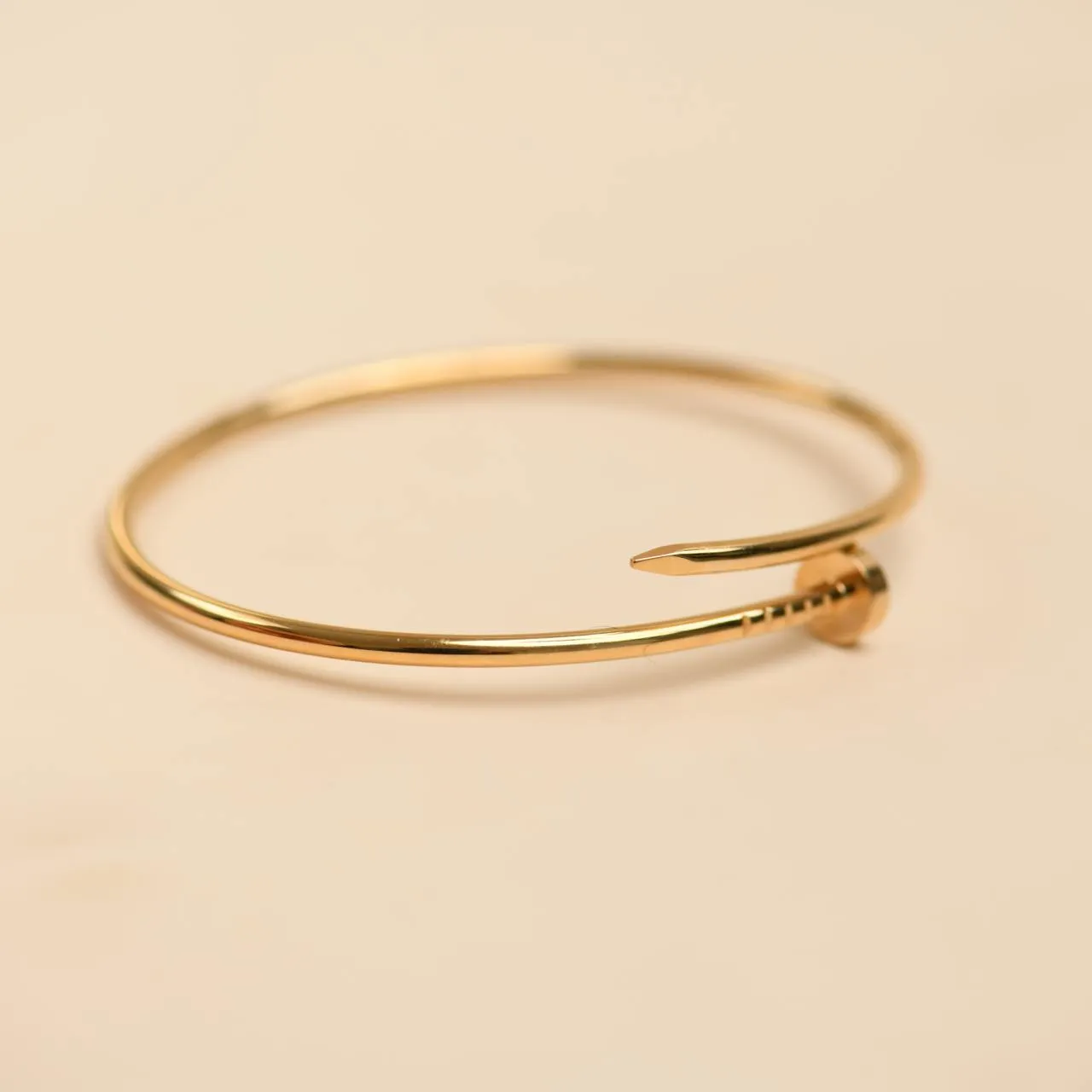 Cartier Juste un Clou Small Model 18K Yellow Gold Bracelet Size 19