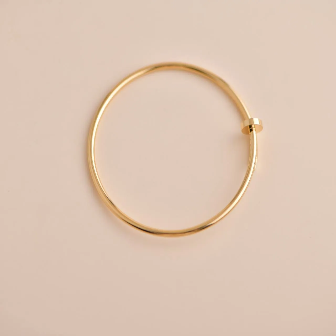 Cartier Juste un Clou Small Model Bracelet Yellow Gold Size 18