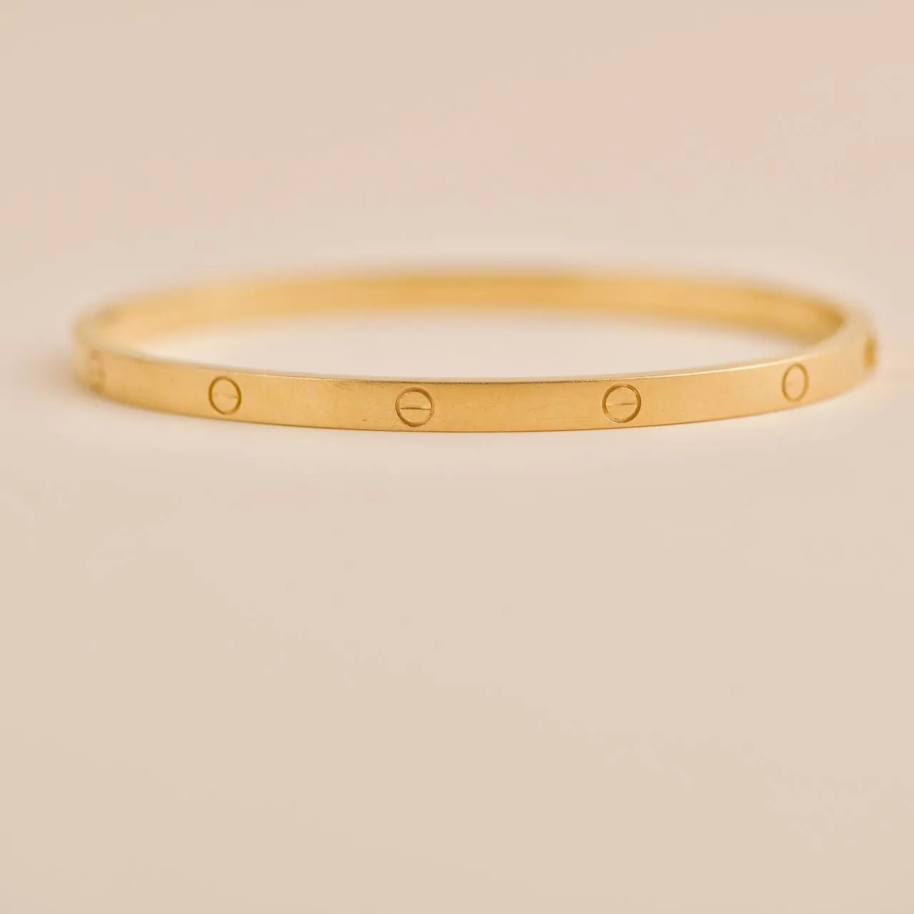 Cartier Love 18K Rose Gold Bracelet Small Model Size 16