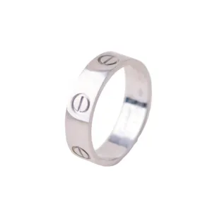 Cartier Love 18K White Gold Ring Size 57