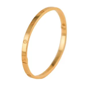 Cartier Love 18k Yellow Gold Small Model Bracelet Size 17