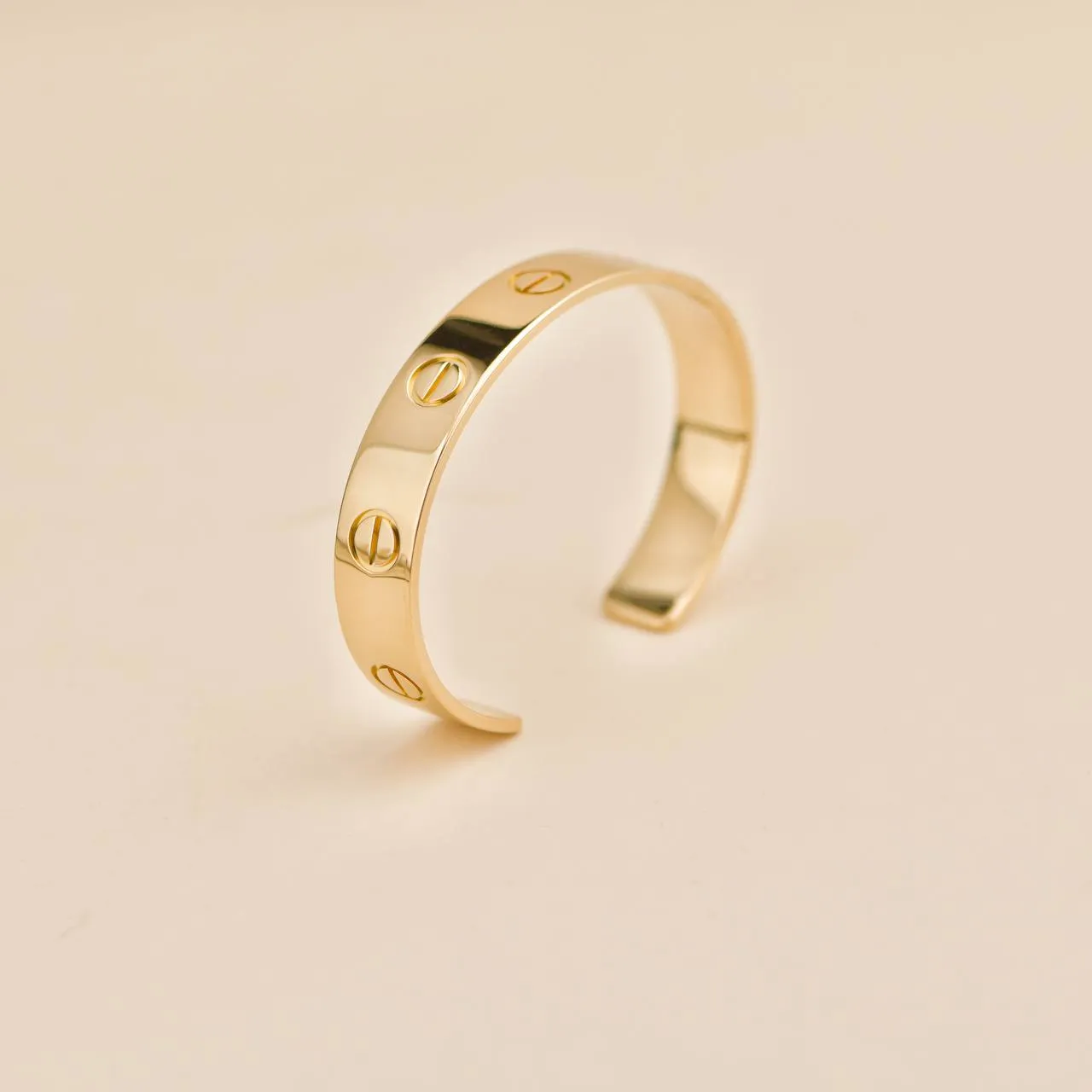 Cartier Love Bangle 18k Yellow Gold Wide XL Size 19