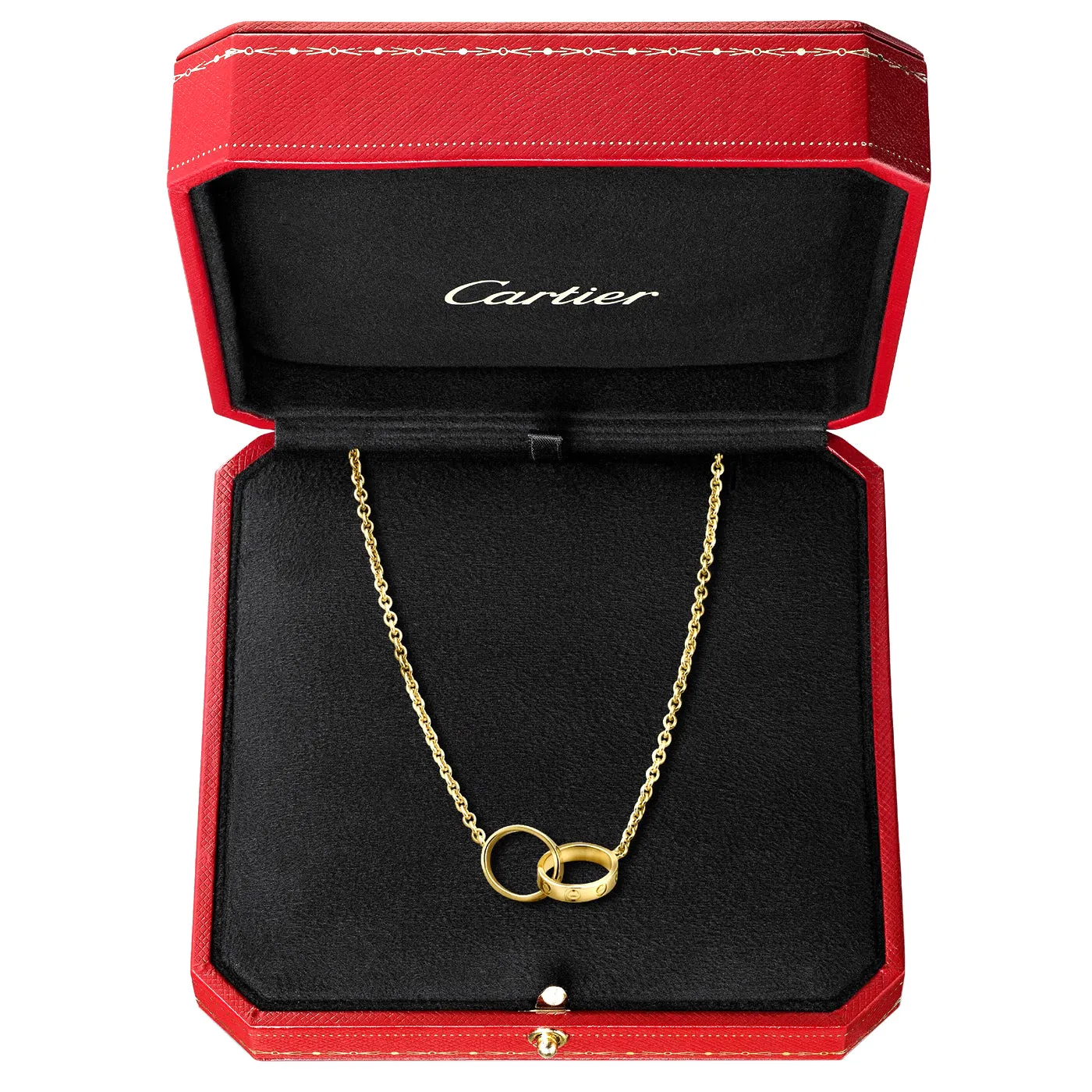 Cartier Love Necklace 18K Yellow Gold 17.3 Inches Long