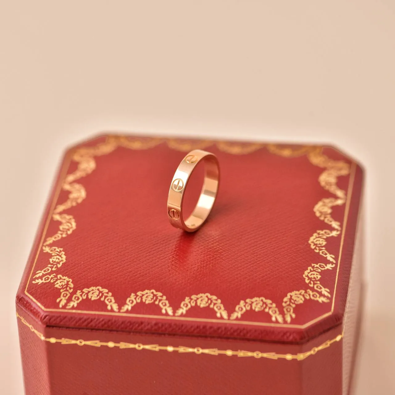 Cartier Love Small Model 18K Rose Gold Size 52