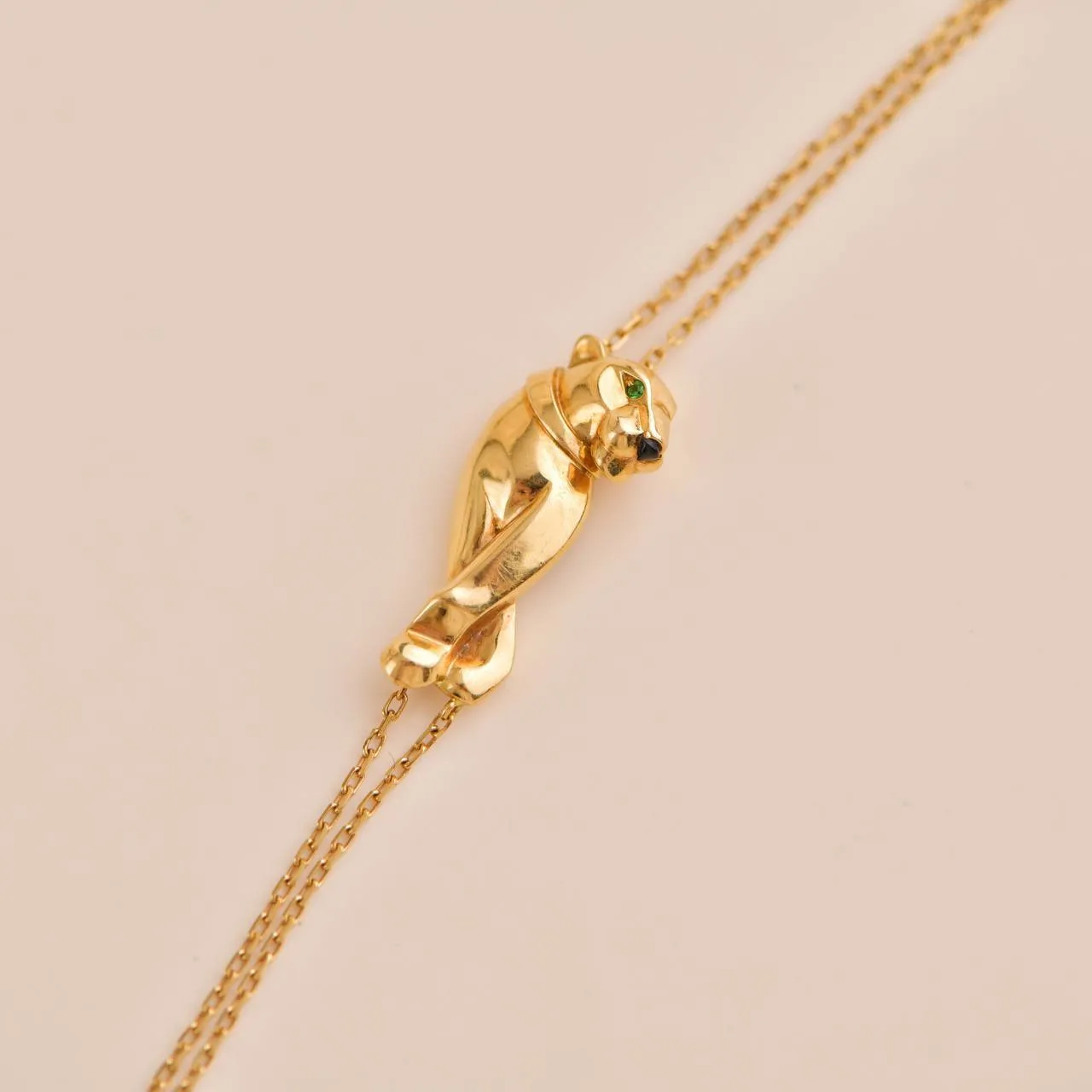 Cartier Panthre De Cartier 18K Yellow Gold Chain Bracelet