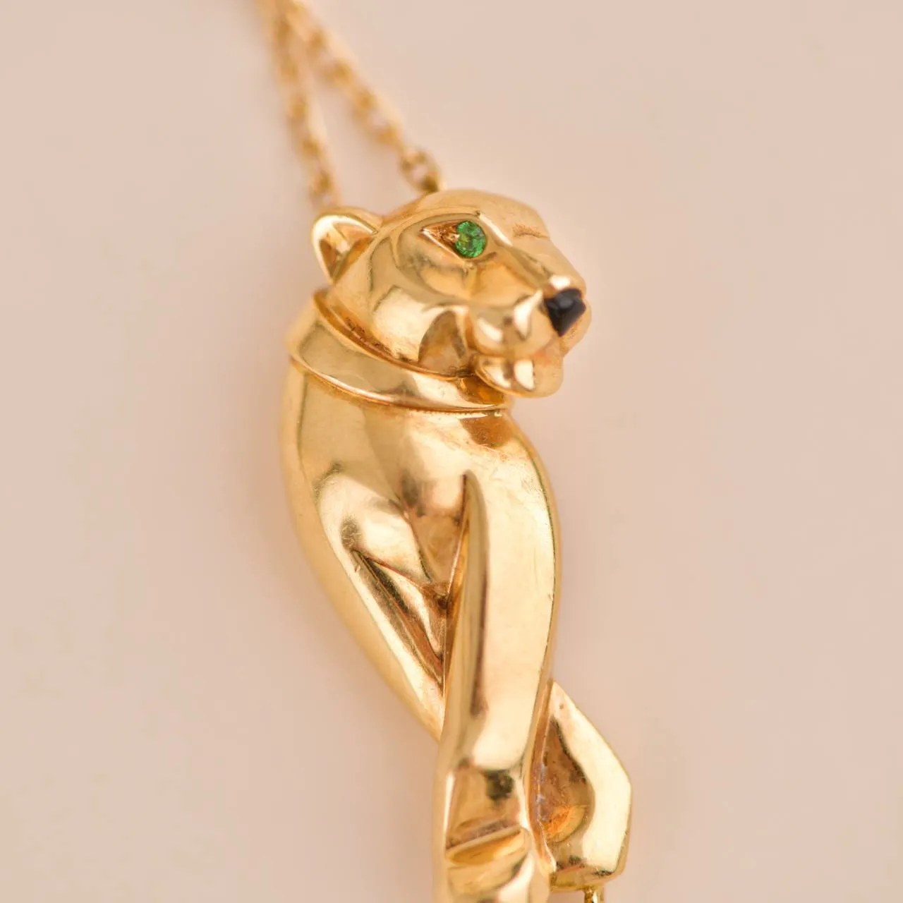 Cartier Panthre De Cartier 18K Yellow Gold Chain Bracelet