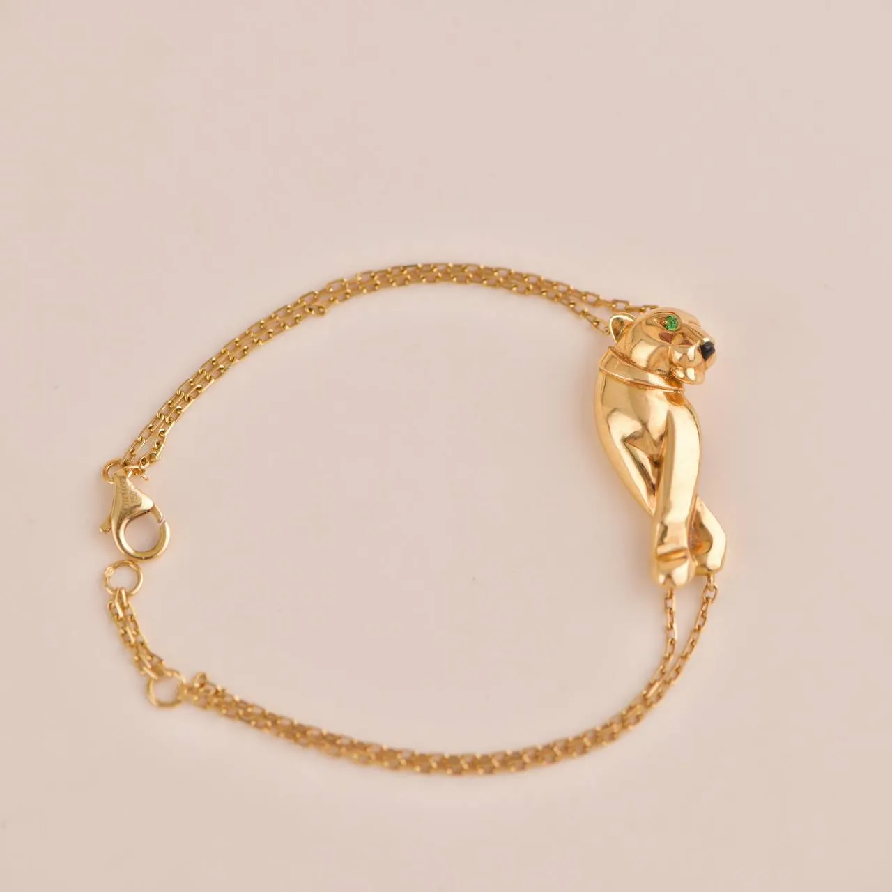 Cartier Panthre De Cartier 18K Yellow Gold Chain Bracelet