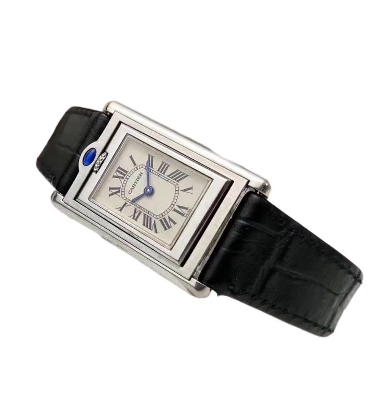 Cartier Tank Basculante Watch W1011158 Small Model
