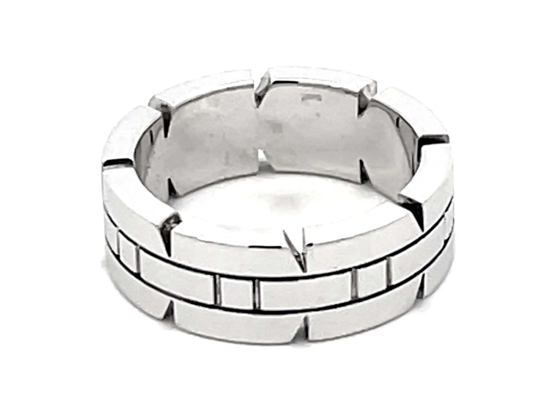Cartier Tank Francaise Ring in 18k White Gold