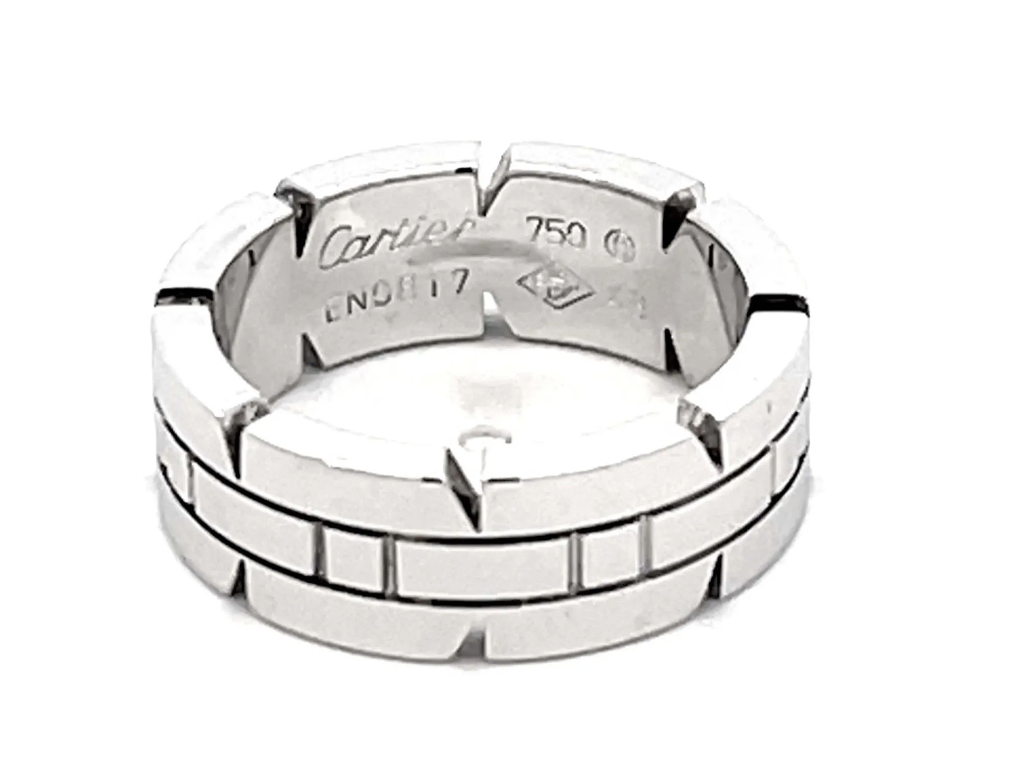 Cartier Tank Francaise Ring in 18k White Gold