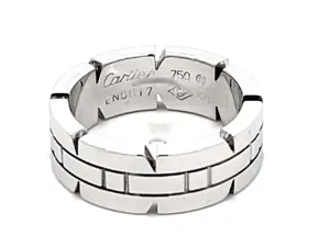 Cartier Tank Francaise Ring in 18k White Gold
