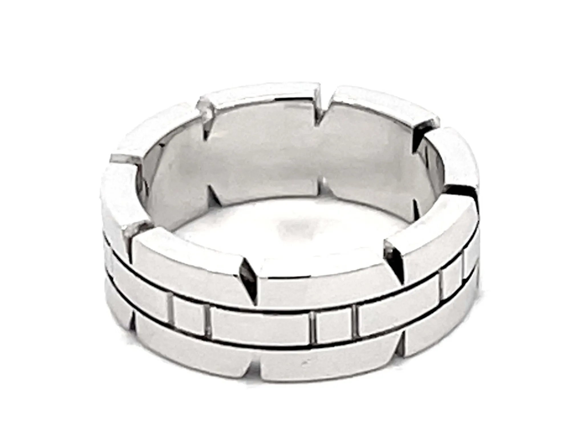 Cartier Tank Francaise Ring in 18k White Gold