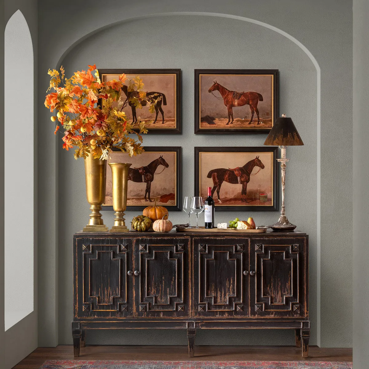 Cast Aluminum Classic Mantel Urn