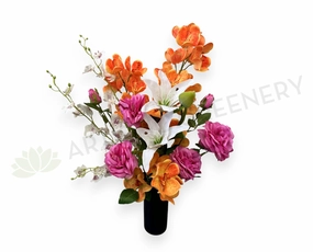 Cemetery / Mausoleum Flowers (Orchid & Lily) 40 x 20 cm - SYM0066 outdoor greenery  
